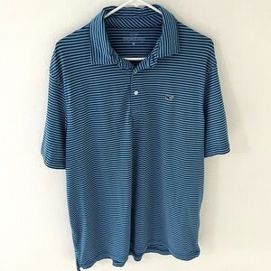 Vineyard Vines Striped Performance Polo, Size: Medium